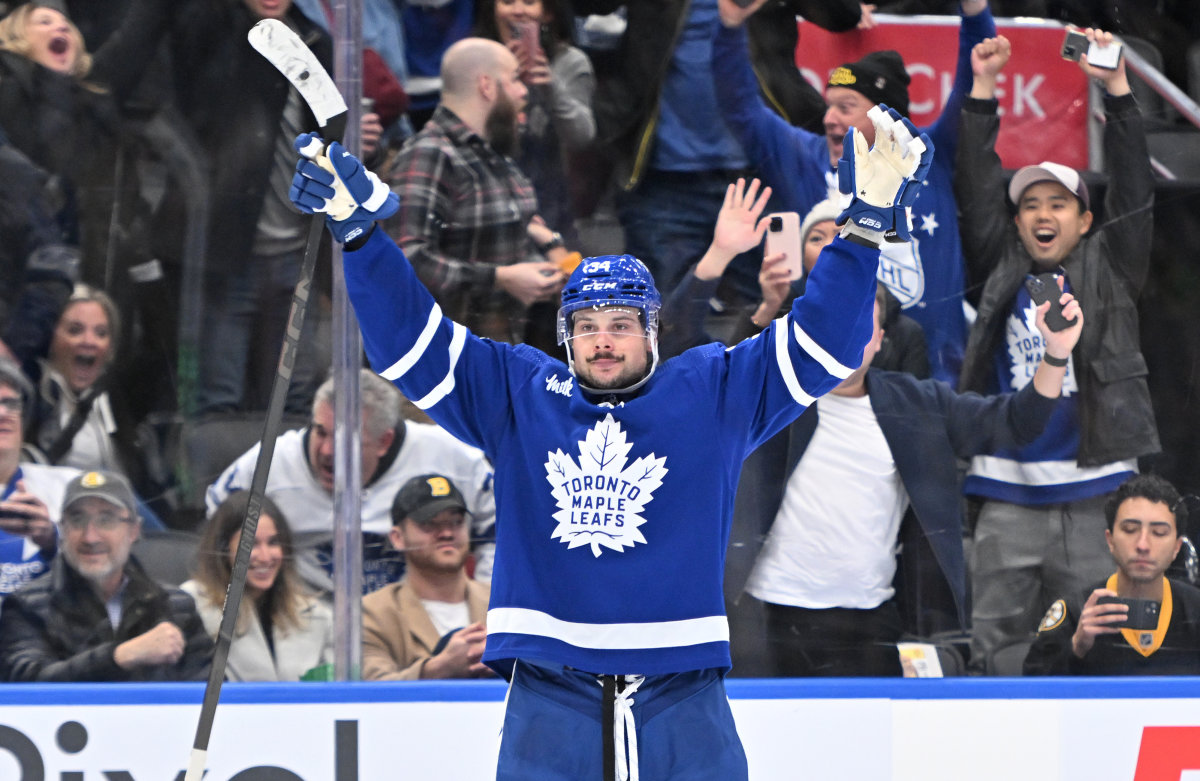 Auston Matthews Makes History With Record Breaking Hat Trick