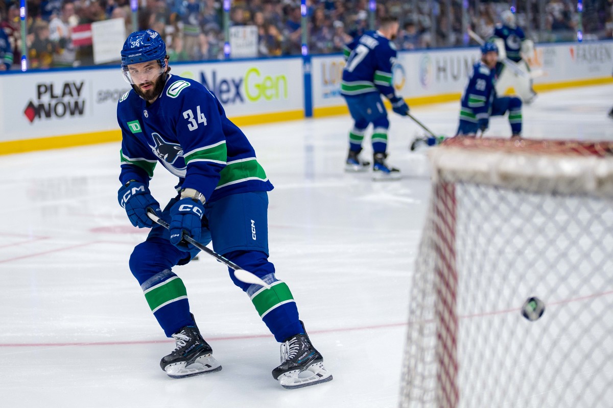 Phil Di Giuseppe Earns Praise As He Fights For Canucks Spot Bvm Sports