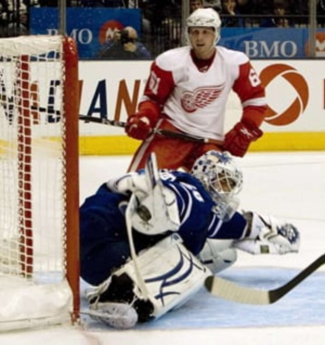 Goaltender Jonas Gustavsson Waiting In The Wings For The Winless Maple