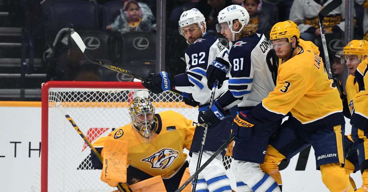 Predators - 2, Jets - 3 (OT): Preds Earn One Point In Overtime Loss ...