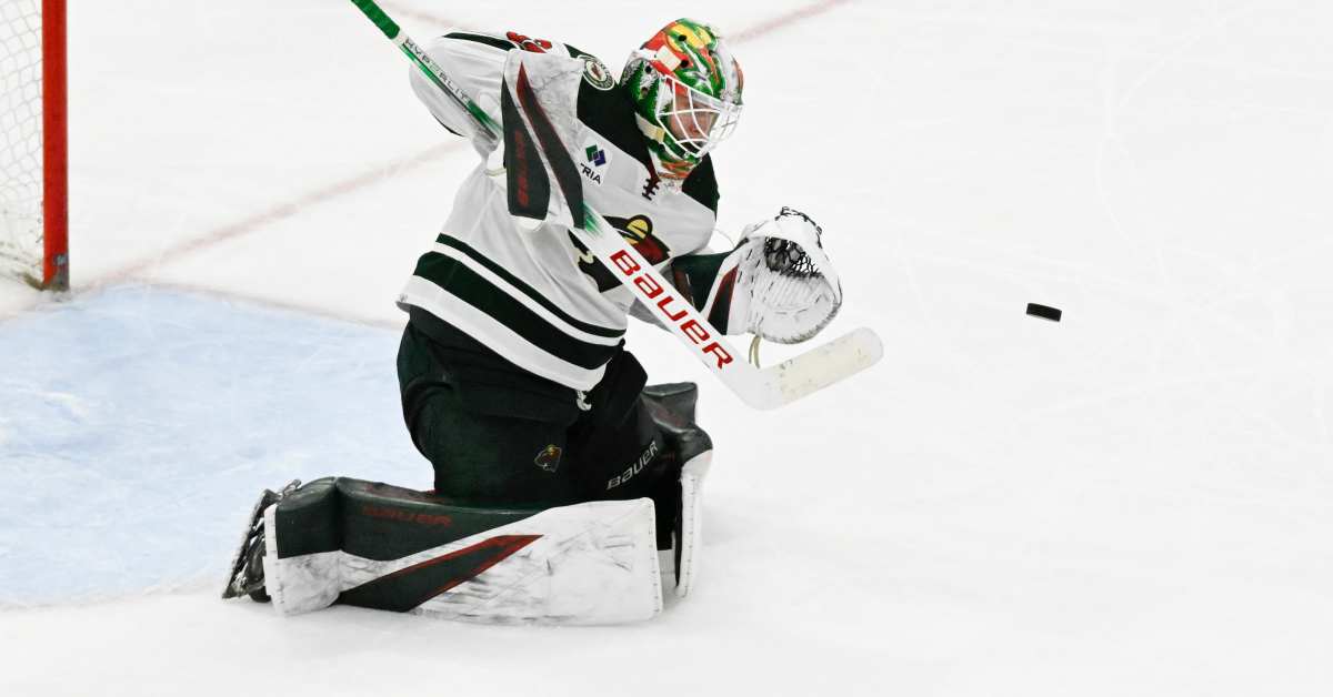 Jesper Wallstedt Becomes Youngest Goalie In Wild History To Record A ...