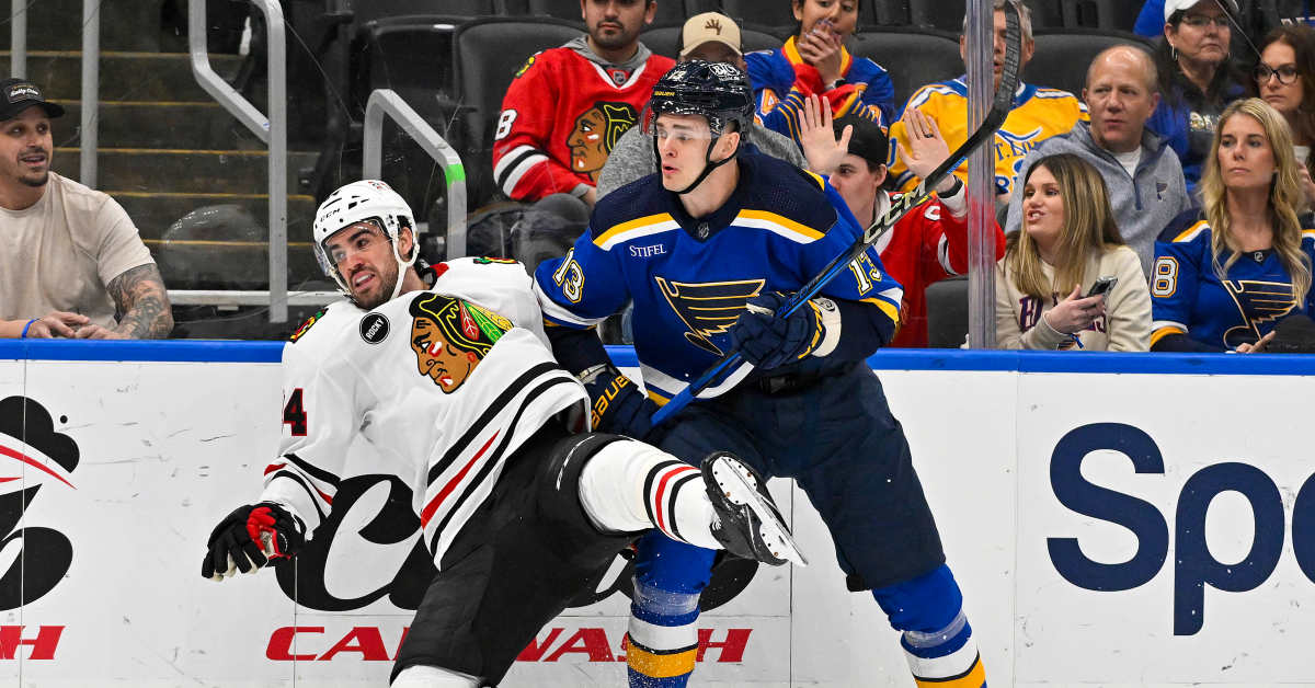 Blackhawks-Blues Takeaways: Early Four-goal Outburst Seals Deal For St ...