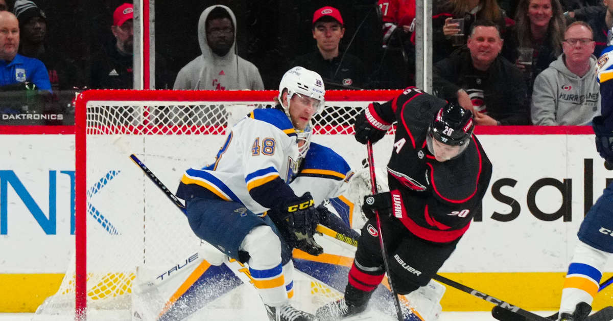 (4-12-24) Hurricanes-blues Gameday Lineup - The Hockey News St. Louis 