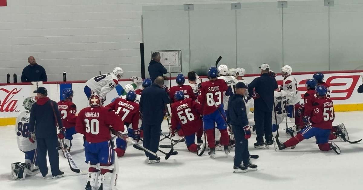 Canadiens' Practice Reveals Roster For Regular Season The Hockey News