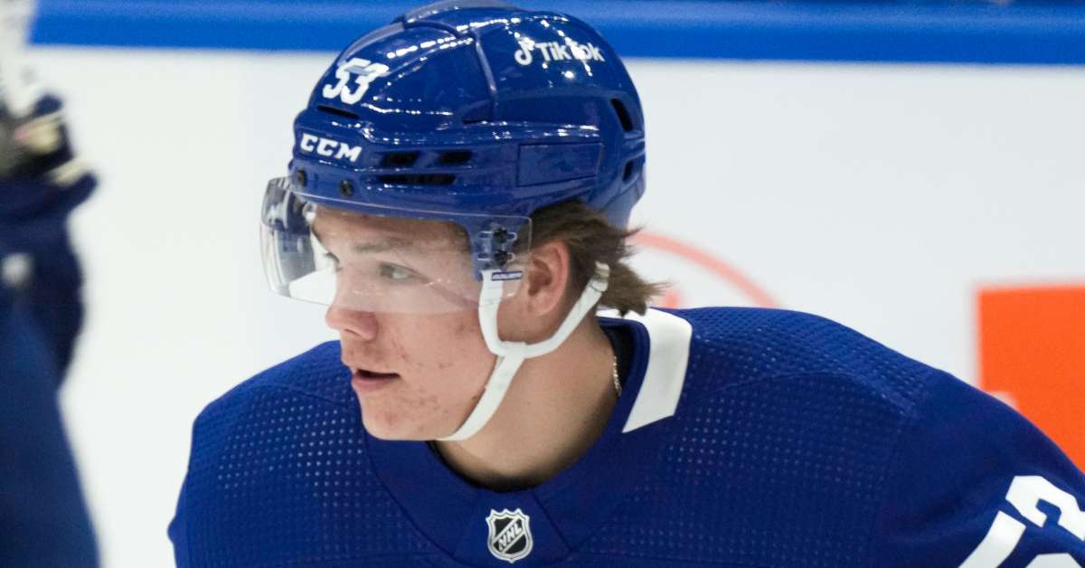 'It's Been Helping Me Out A Lot' Maple Leafs Prospect Easton Cowan