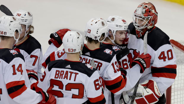 Game Recap: Bratt Tallies 3 Points in Devils Impressive 6-0 Victory Over  Flyers - The New Jersey Devils News, Analysis, and More