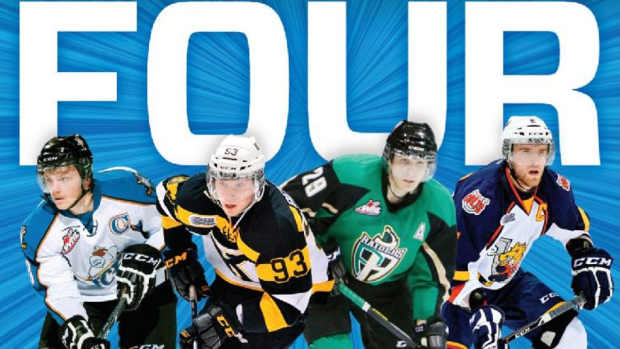 The cover of the 2014 The Hockey News Draft Preview. This draft featured four of the top players in the 2024 Stanley Cup Final a decade later, as well as Detroit captain Dylan Larkin.