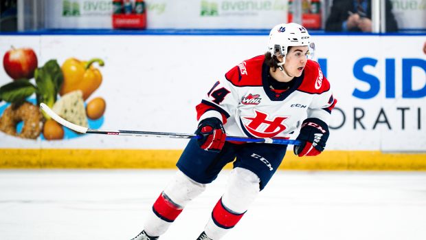 Miguel Marques of the Lethbridge Hurricanes