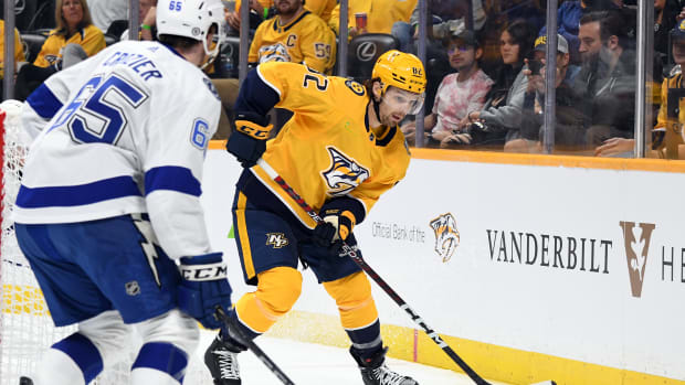 Predators - 6, Blues - 1: Novak, Evangelista Lead Preds in Emotional Win  Over St. Louis - The Hockey News Nashville Predators News, Analysis and More