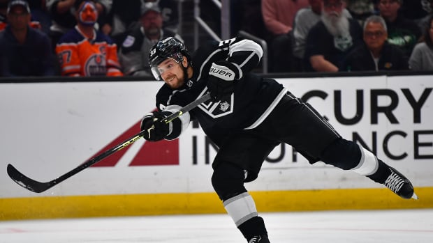 In Photos: Kings' Pierre-Luc Dubois spotted at MLB game repping Dodgers