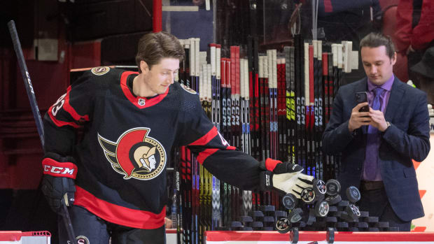13 TRUE Catalyst 9x Gloves - Austin Watson Ottawa Senators #2