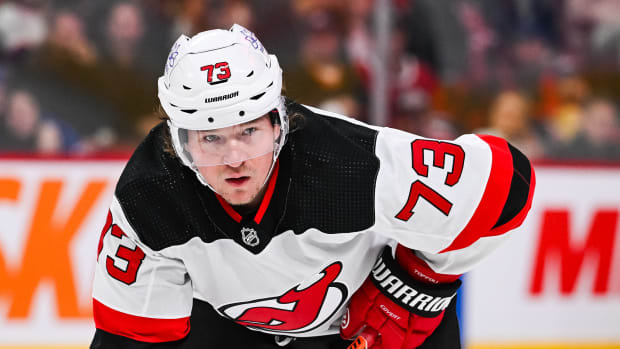 Game Recap: Bratt's Hat Trick Propels Devils Past Islanders for 6-5 Win -  The New Jersey Devils News, Analysis, and More