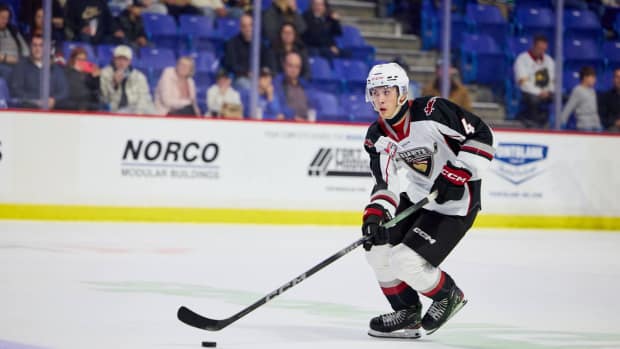 Ryan Lin of the Vancouver Giants