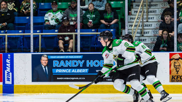 Daxon Rudolph of the Prince Albert Raiders