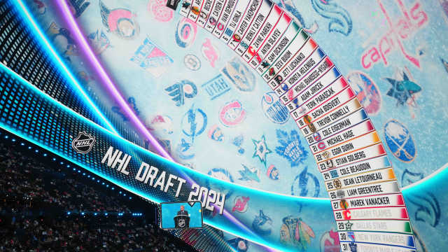 Jun 28, 2024; Las Vegas, Nevada, USA; A general view in the first round of the 2024 NHL Draft at The Sphere. Mandatory Credit: Joe Camporeale-USA TODAY Sports