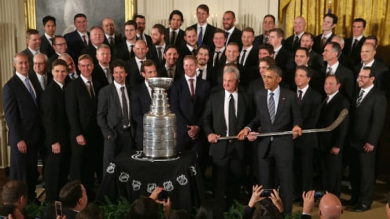 The NHL's Stanley Cup is on Display at the State Luncheon …