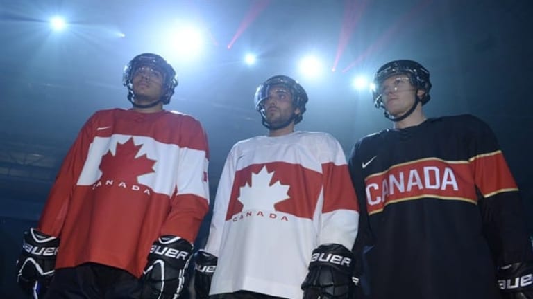 Hockey Canada unveils team jerseys for Sochi Games - The Globe and