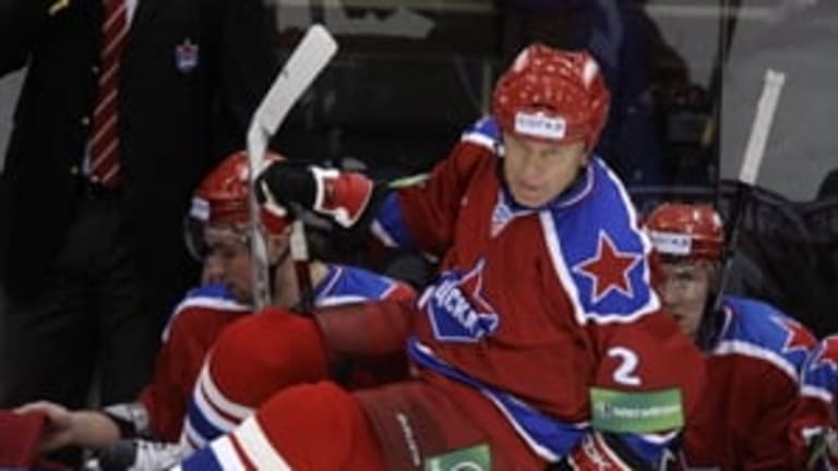 Fetisov, 51, skates in loss for Russian team - The San Diego Union-Tribune