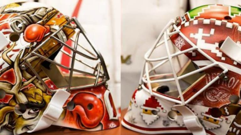LOOK: Red Wings' Jimmy Howard to wear ugly sweater mask 
