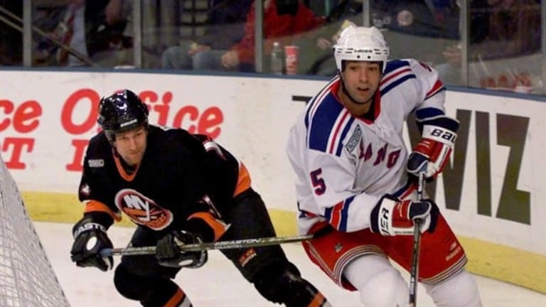 Stephane Quintal, left, senior vice president of player safety