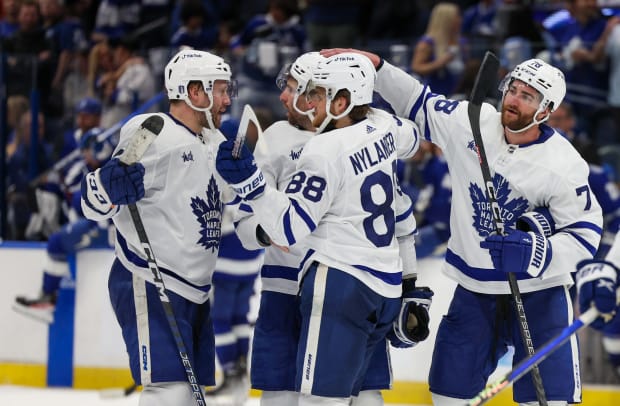 New Maple Leafs prep for Toronto's first home exhibition