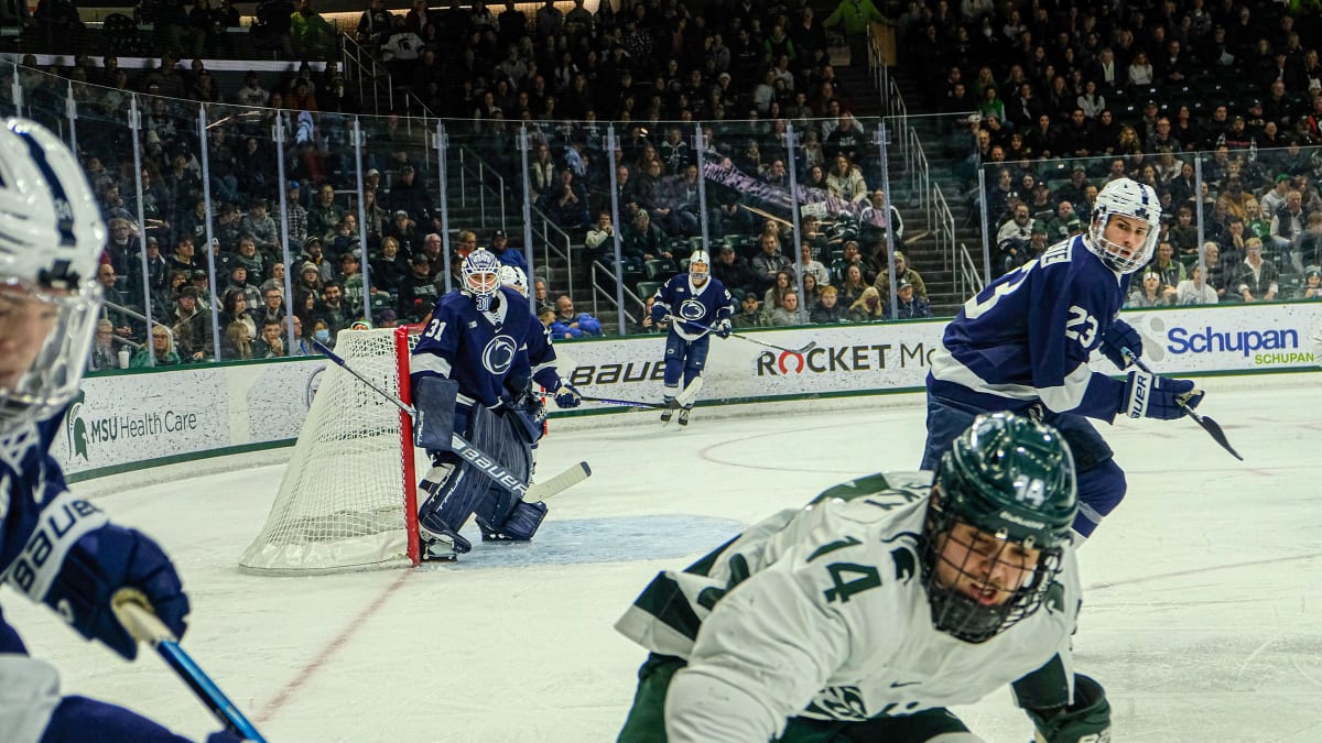 Changing on the fly: College hockey teams do it on, off ice
