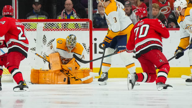 NHL: Juuse Saros makes franchise-record 64 stops in win