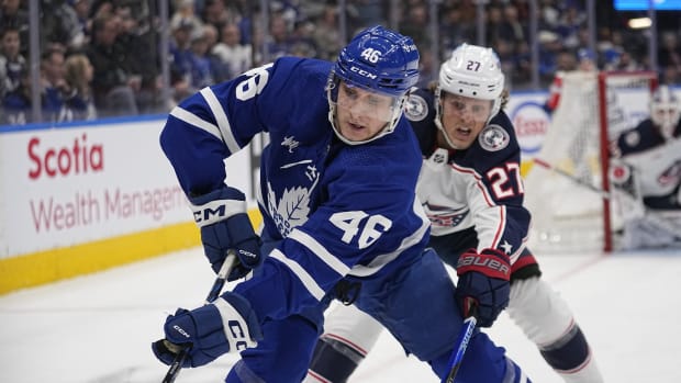 Maple Leafs’ Alex Steeves Returned to Marlies After Injury Away From ...