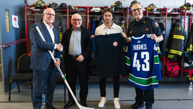Game-worn Pettersson jersey goes for nearly $4K at auction - The Hockey  News Vancouver Canucks News, Analysis and More