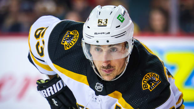 Lot Detail - Brad Marchand - 2019 Hockey Hall of Fame Game - Game