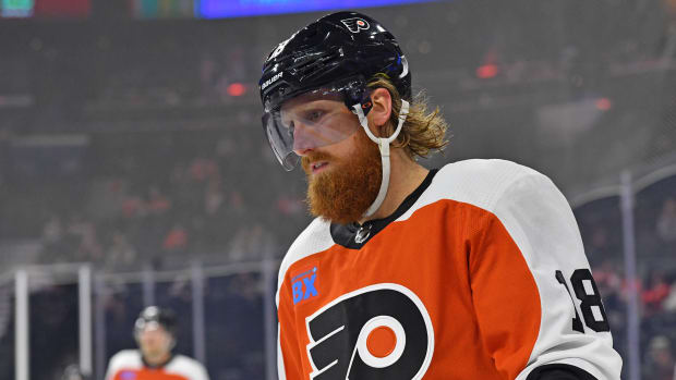 End Of Claude Giroux's 1000th Game