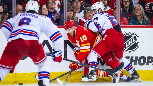 The New York Rangers lose 6-0 in a stinker to the Calgary Flames