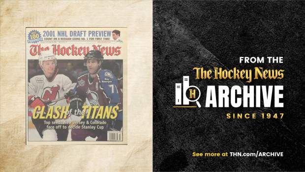From The Hockey News Archive since 1947. Cover of the 2001 NHL draft preview