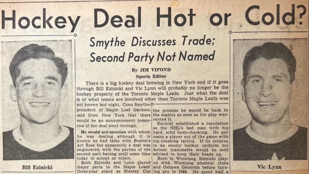 Newspaper clipping: Hockey Deal Hot or Cold?