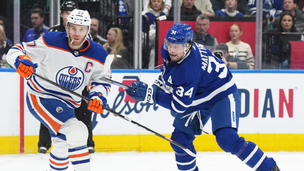 Oilers' Connor McDavid vs. Maple Leafs' Auston Matthews, NHL Round 1