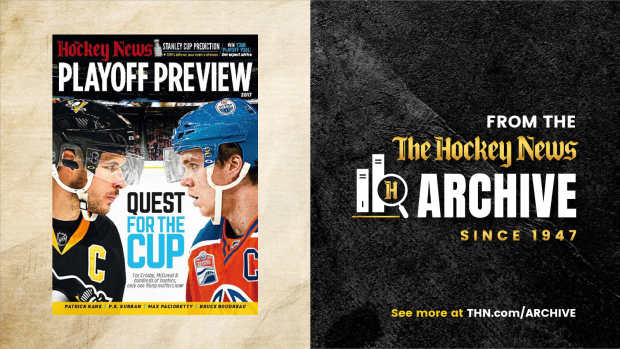 From The Hockey News Archive since 1947. Cover with Sidney Crosby and Connor McDavid