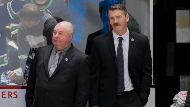 Bruce Boudreau and Trent Cull