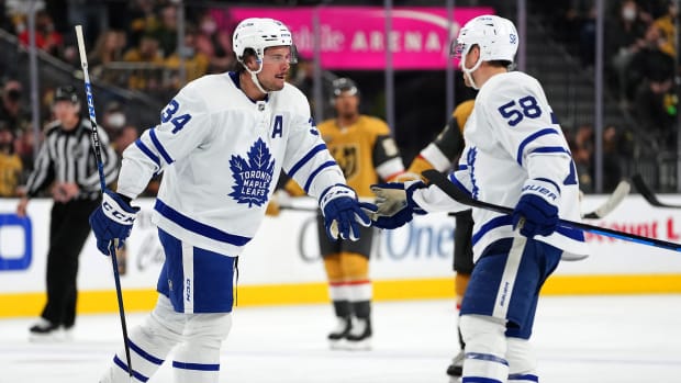 Maple Leafs' Auston Matthews and Michael Bunting Chemistry Forged by ...