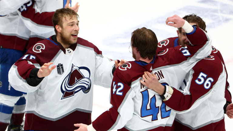 2021-22 Stanley Cup Champions Colorado Avalanche Jersey Team