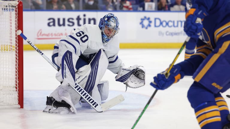 Maple Leafs' Woll Stays in the Moment to Grab First NHL Victory