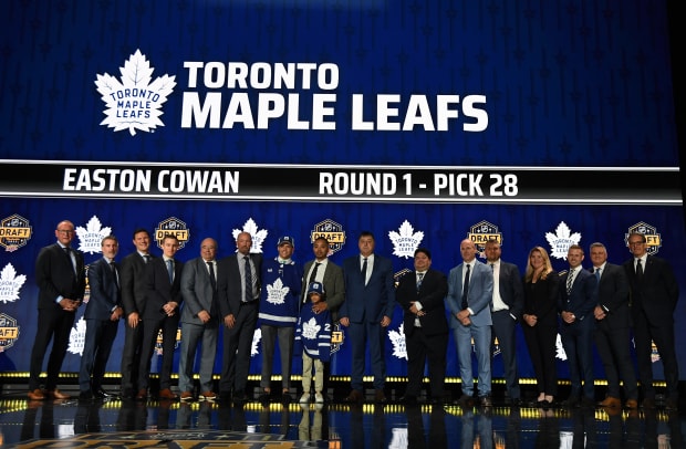 Easton Cowan, the Leafs Draft Pick Who Was Named After Hockey, is Looking  to Take Things Slow at Development Camp - The Hockey News Toronto Maple  Leafs News, Analysis and More