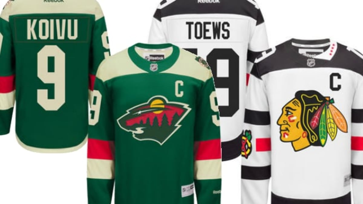 Hawks unveil sweaters for Soldier Field game