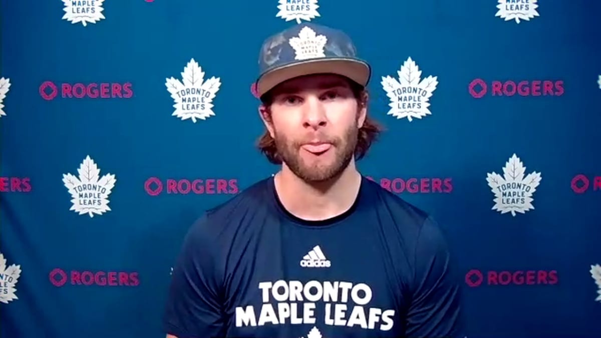 Toronto Maple Leafs] Smiling Soupy - Jack Campbell after being named 1st  Star of the Game following a strong 35 save performance : r/leafs