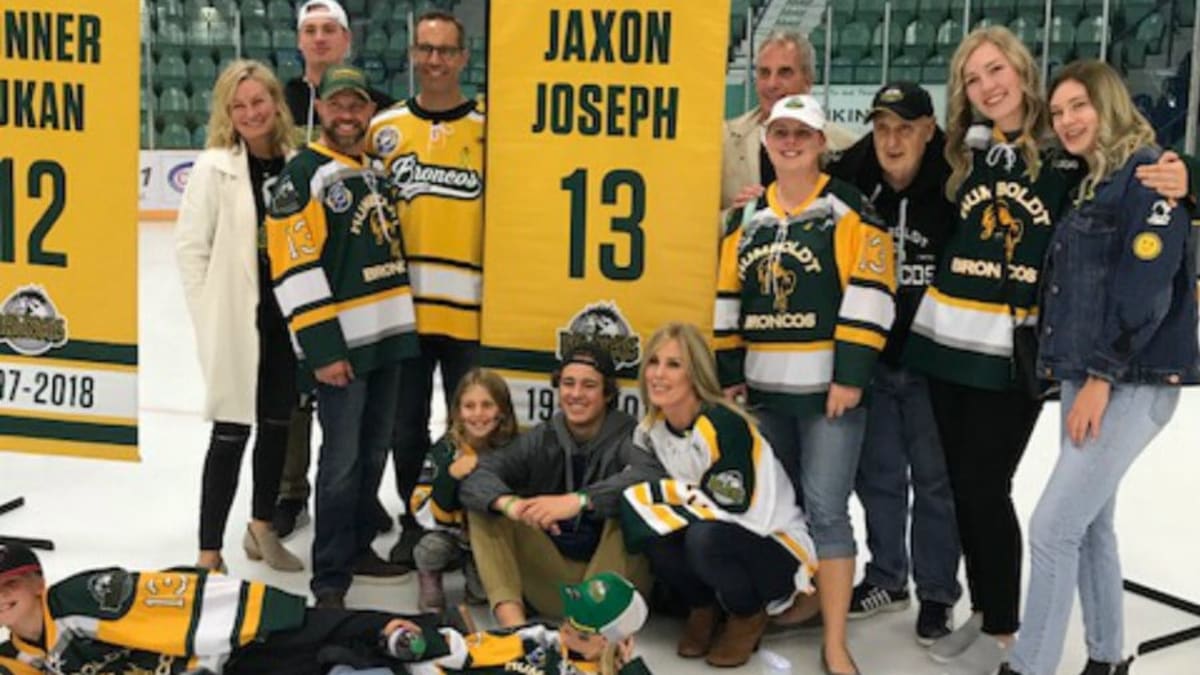 The Humboldt Broncos played their first game since its tragic bus crash.  Every player aboard had their jersey retired.