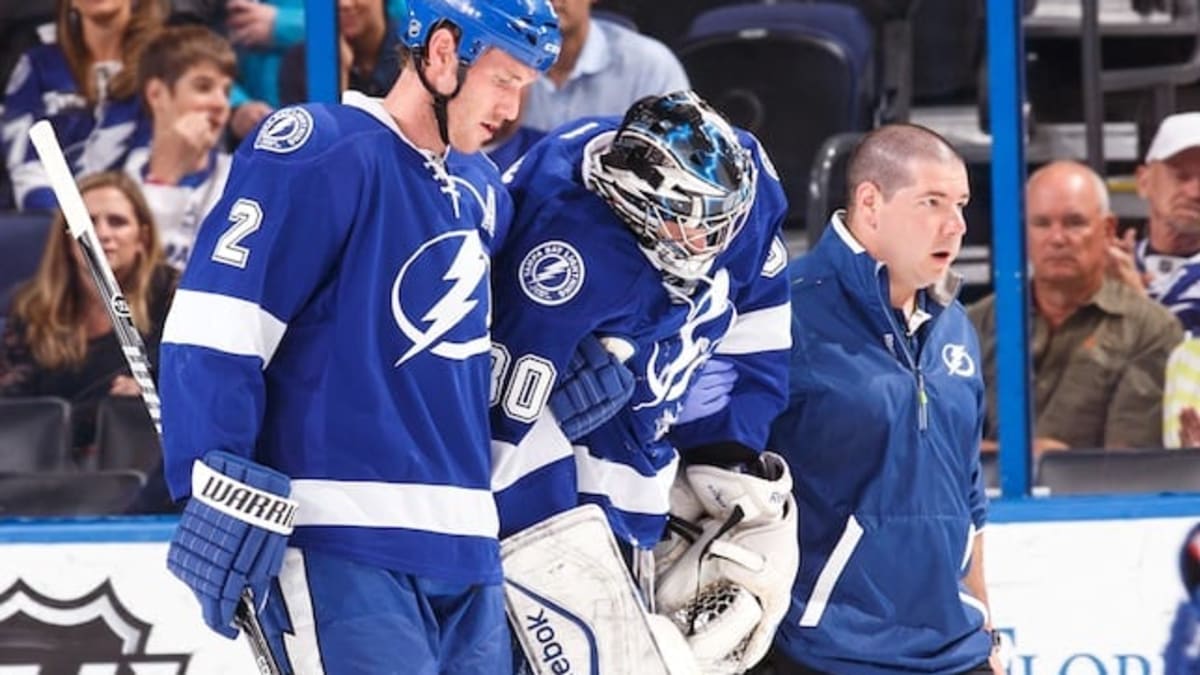 Lighting lose goalie Ben Bishop to injury; is a long playoff run in  jeopardy? - The Hockey News