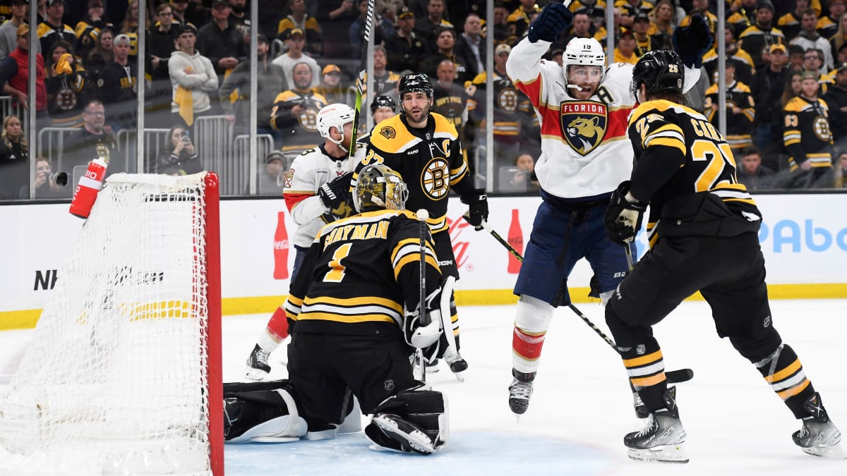 NHL: David Pastrnak scores outrageous goal but Florida Panthers