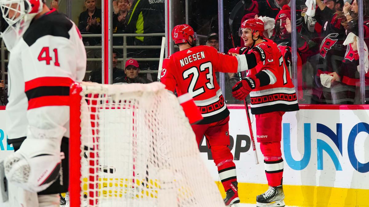 Devils winless streak hits new low after 4-1 loss to Hurricanes