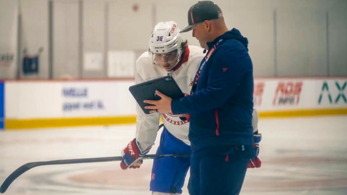 Focus on Reinbacher, Hutson, Xhekaj on Day 2 of Habs Development Camp - The  Hockey News Montreal Canadiens News, Analysis, and More