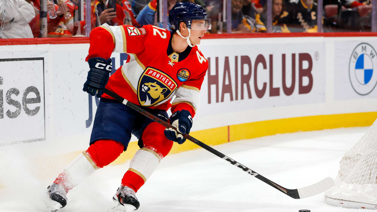 Gus Forsling Enjoying Being the Florida Panthers No. 1 D-Man