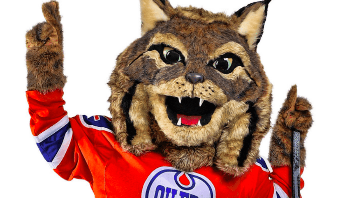 Oilers introduce first-ever mascot, and it's a terrifying lynx who lived  under Rogers Place - The Hockey News